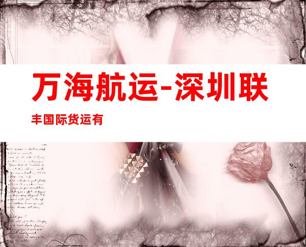 万海航运-深圳联丰国际货运有限公司东莞分公司